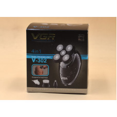 Аккумуляторная машинка для бритья и стрижки 4 в 1 VGR 302