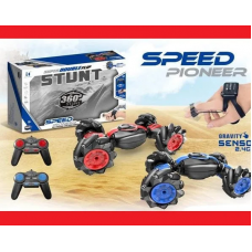 Машинка перевертыш STUNT HL-C019S на радиоуправлении, управление с руки, вращение 360°