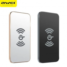 Беспроводное зарядное устройство AWEI W1 + WIRELESS CHARGE, супер тонкое портативное зарядное устройство