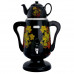 Электрический самовар LEXICAL LSV-0801 1800W с керамическим заварочным чайником, Белый, Черный