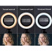 Кольцевая LED лампа JY-300 диаметр 30см, usb,  управление на проводе (471-500)