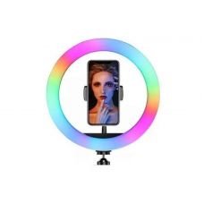 Кольцевая LED лампа RGB-260 диаметр 26см (381-410) / Разноцветная кольцевая лампа