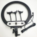 Кольцевая LED лампа ZD-16 диаметр 40см, 3 крепления телефона, питание usb