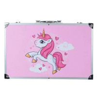 Детский набор для творчества Единорог ( розовый кейс)