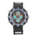 Часы наручные QUAMER 1103-Box, ремешок комбинированный, dual time с подарочной коробкой