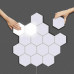 Модульный LED RGB светильник сенсорный настенный с пультом лампа в виде сот с цветным светом 3 шт