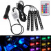 Универсальная светодиодная RGB led подсветка для салона автомобиля
