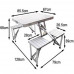 Стол для пикника раскладной Alumum Picnic Table