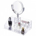 Настольный органайзер для косметики с зеркалом Cosmetic Organizer акриловый