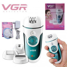 Эпилятор VGR V-700 4 в 1 с 4 сменными насадками