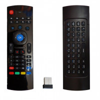 Гироскопический пульт Air Mouse MX3 русская клавиатура для смарт приставок и смарт ТВ