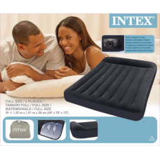 Двуспальная надувная кровать Intex 66781 со встроенным электронасосом