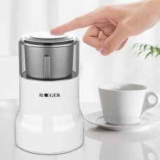 Кофемолка электрическая HAEGER HG-7118, 150 Вт, нержавеющая сталь