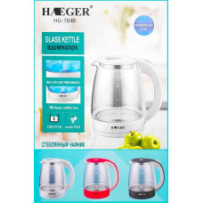 Электрический чайник HAEGER HG-7840, 2л, 2200W