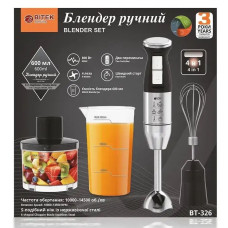Блендер стационарный 4в1 BITEK BT-326, Блендер, миксер, измельчитель