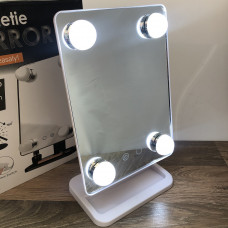 Зеркало для макияжа с LED подсветкой Cosmetie Mirror 360 HH083 настольное косметическое