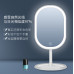 Зеркало овальное с Led подсветкой для макияжа (Белое) (W-37) / Косметическое зеркало с подсветкой