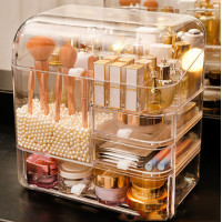 Акриловый органайзер для косметики, косметический бокс на 5 секций (W-45)