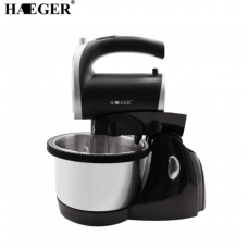 Миксер HAEGER HG-6662 с металлической чашей, 5 скоростей,1000 Вт