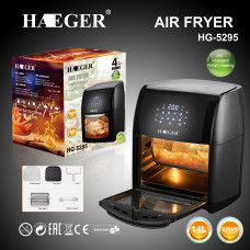 Аэрофритюрница HAEGER HG-5295 сенсорное управление, 14 л., 2000 Вт