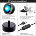 Проекционная лампа "RGB" Sunset Floor Lamp Sunset Lamp Rainbow Modern  Bedroom