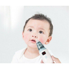Аспиратор детский аккумуляторный 2 в 1 BABY NOSE с LED дисплеем и регулятором мощности