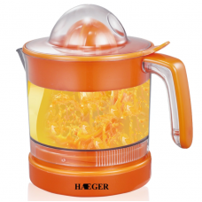 Элеклрическая мини-соковыжималка для цитрусовых Haeger HG-616Y, Оранжевая, 750 мл