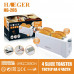 Тостер HAEGER HG-265, 1200Вт, 6 температурных режимов