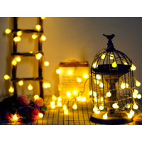 Светодиодная Гирлянда RD-266 35см 120LED Тёплый-Белый на батарейках