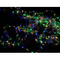 Гирлянда 200 Led Листья плакучей ивы на медной проволоке Мульти  3м*1м | Гирлянда на окно