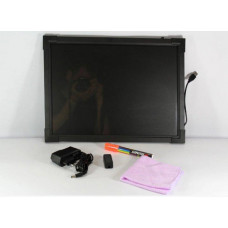 Светодиодная Led Доска Fluorescent Board 30 х 40 См С Фломастером И Салфеткой