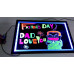 Светодиодная Led Доска Fluorescent Board 60 х 80 См с Фломастером и Салфеткой