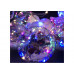 Гирлянда Бахрома  микс 4 вида с игрушкой внутри 200L W-1 Copper curtain ball lamp W 3мх1.5м Холодно-белый