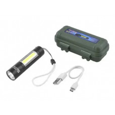 Аккумуляторный Фонарик X-Balog BL1501-XPE+COB с зарядкой от USB