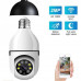Панорамная IP WiFi камера видеонаблюдения лампочка Kerui CAMERA CAM L1 E27 WIFI IP 360/90