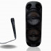 Портативная беспроводная Bluetooth акустическая система KIMISO QS-223 колонка с караоке микрофоном и RGB