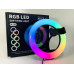 Кольцевая лампа 20 см Селфи LED кольцо цветное Кольцевой свет RGB LED лампа MJ20 Live Stream 15 цветов