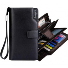 Мужской кошелек клатч портмоне барсетка бумажник Baellerry business S1063 Black