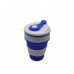 Кружка складная силиконовая туристическая 7194 Collapsible Coffe Cup