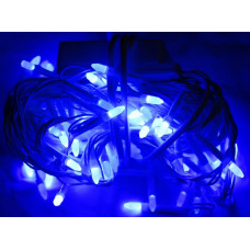 Новогодняя светодиодная гирлянда W-4 синяя 100Led