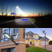 Уличный фонарь на столб с пультом и солнечной батареей очень мощный UKC Solar Street JD2962 VPP 200Вт