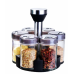 Карусель для специй с набором стеклянных баночек 6 шт. SpiceKit OT-108-7 Органайзер-спецовница с вращением