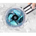Турбо лейка вращение TURBOCHARGED SHOWER HEAD Водосберегающая насадка для душа c вентилятором