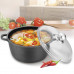 Кастрюля антипригарная со стеклянной крышкой 5.8 л Maestro MR-4628C
