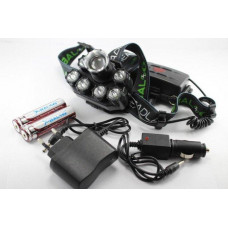 Фонарик налобный фонарь Bailong BL-T78-T6+4Q5+2UV