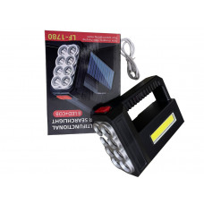 Фонарик ручной аккумуляторный на солнечной батарее Solar Energy LF-1780 8LED+COB