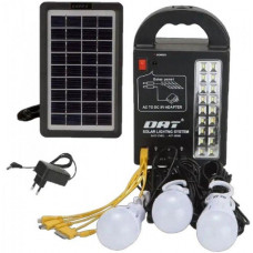 Переносной фонарь прожектор Solar Dat AT-999 с солнечной панелью, Панель, фонарь, power bank, радиоприемник