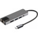 USB-хаб XoKo AC-500 Type-C to RJ45+HDMI+2xUSB 3.0 (XK-AC500-SL)