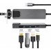USB-хаб XoKo AC-500 Type-C to RJ45+HDMI+2xUSB 3.0 (XK-AC500-SL)