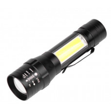 Фонарик карманный с металлическим корпусом Police Bailong BL-T6-19 USB Micro Charge